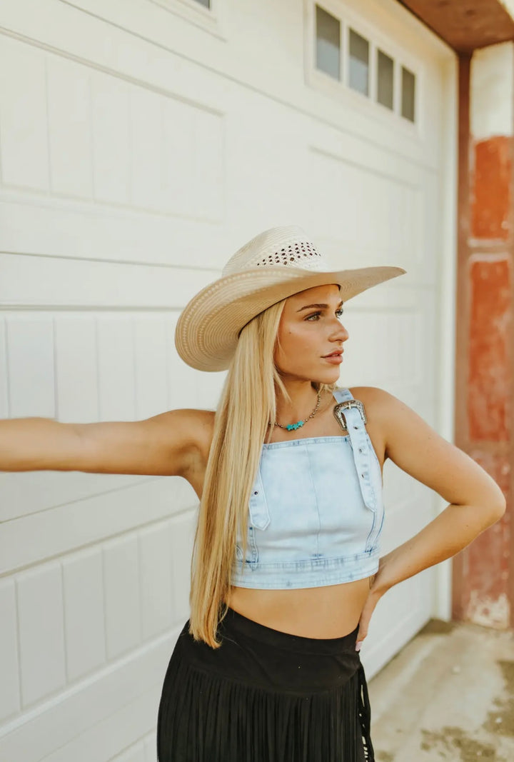 Buckle Up Buttercup Top