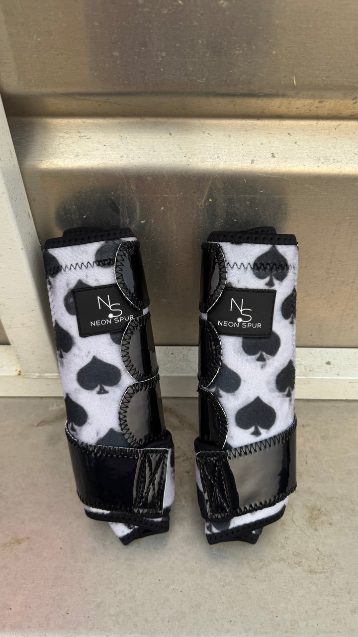 Smokin Spades Splint Boots