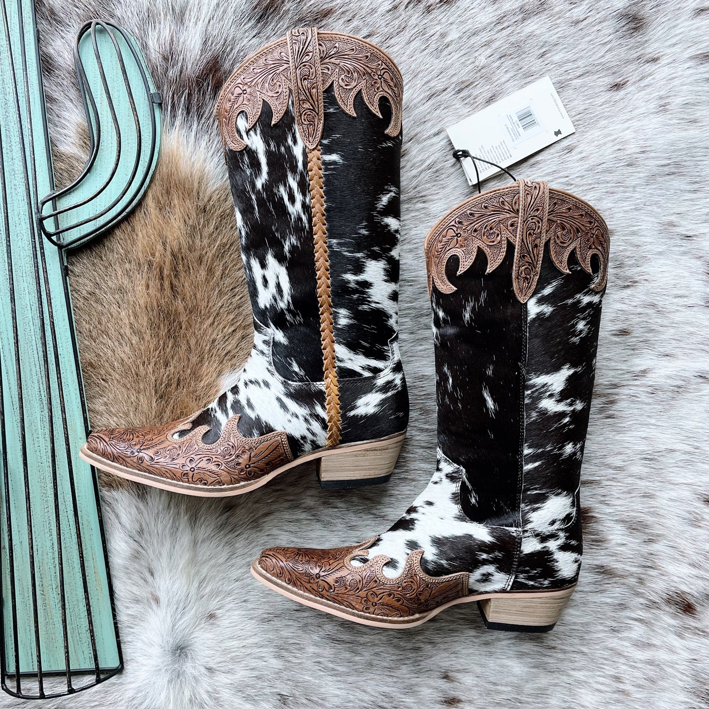 Adelaide Cowhide Boots