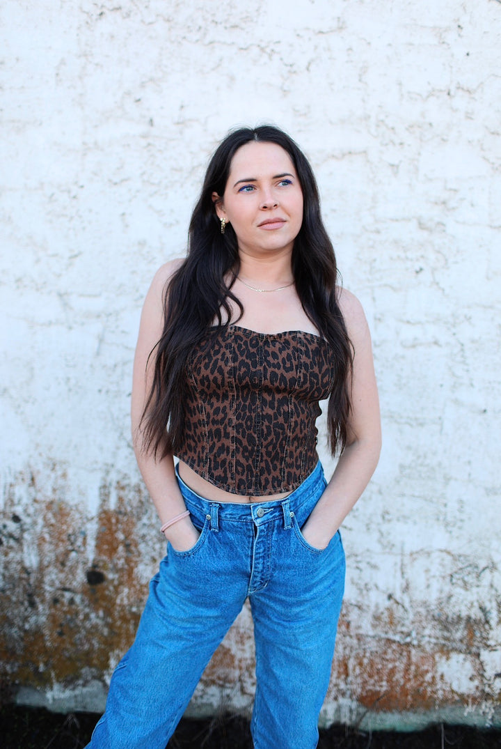 Cheetah Corset
