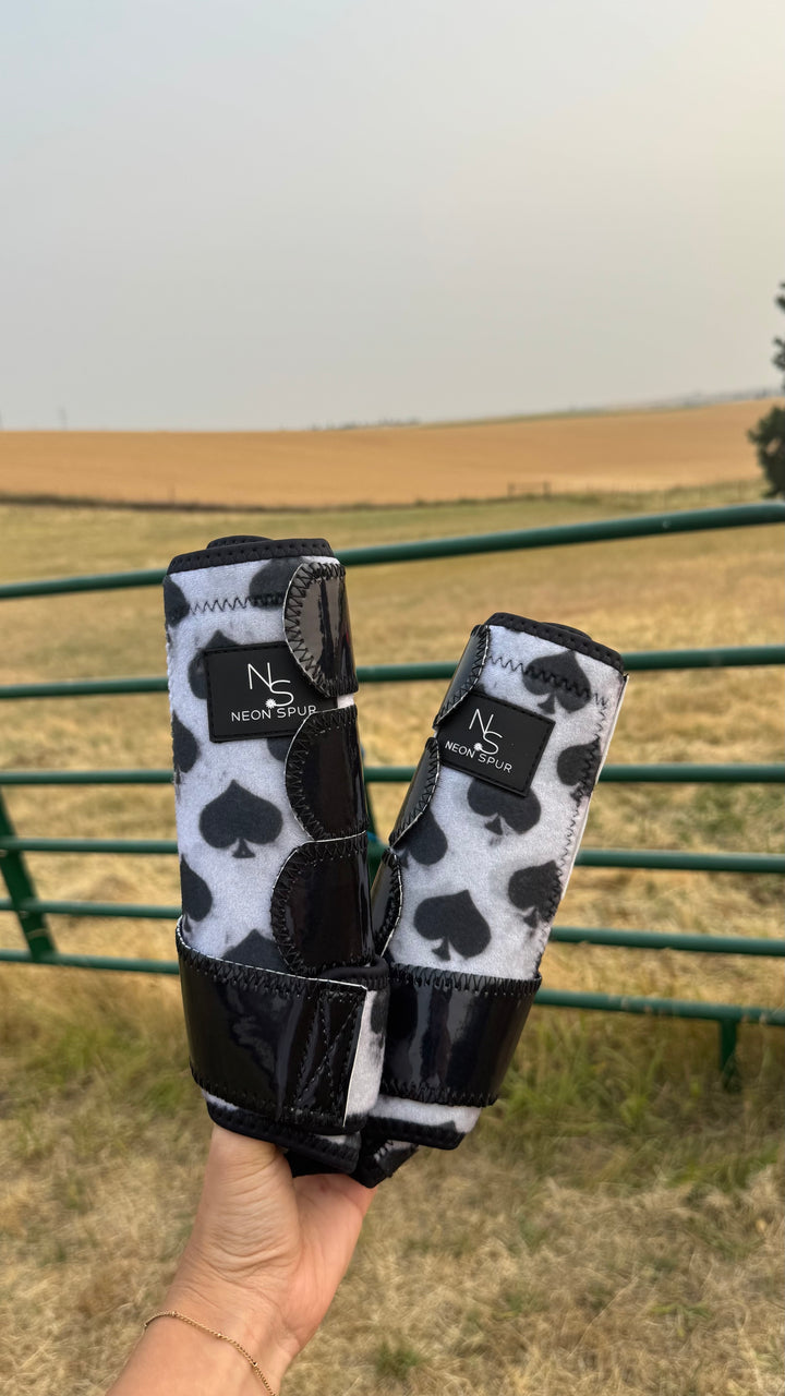 Smokin Spades Splint Boots