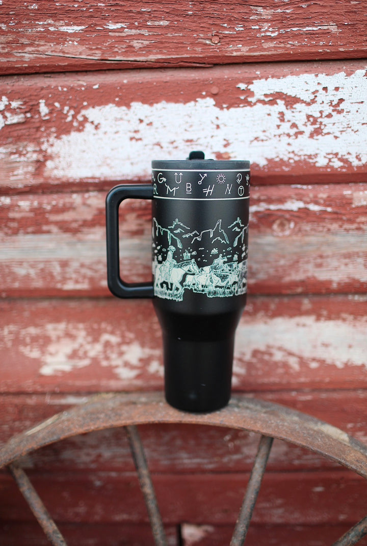 Traveling Cowboy Tumbler