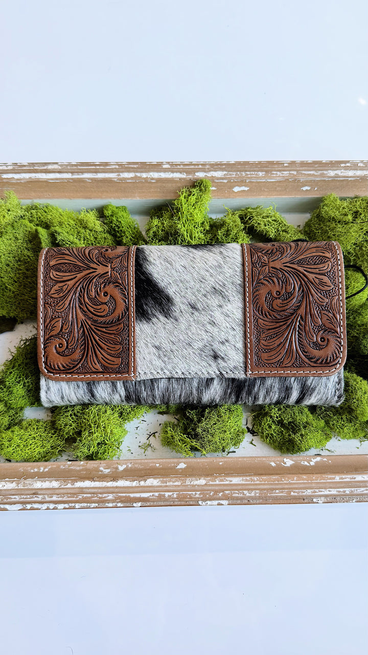Classic Country Hand-Tooled Wallet